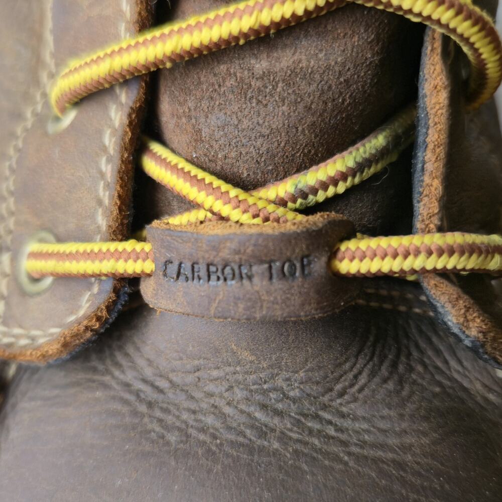 KEEN Cincinnati Mens 6'' Waterproof Leather Carbon Toe Work Boots Brown Size 12 - Picture 6 of 11